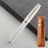 JinHao 82 Fountain Pen Transparent Fluorescent Blue Ink Pen  EF F M Nib Business Stationery Office School Supplies Pens