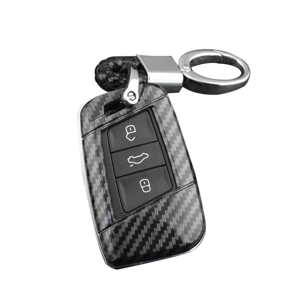 

Чехол для ключей, держатель для сумки-брелока из АБС-пластика, жесткие детали, подходят для VW Passat 2015-2019 гг., VW Arteon 2017-2019 гг., VW Atlas 2018-2019 гг. чёрный