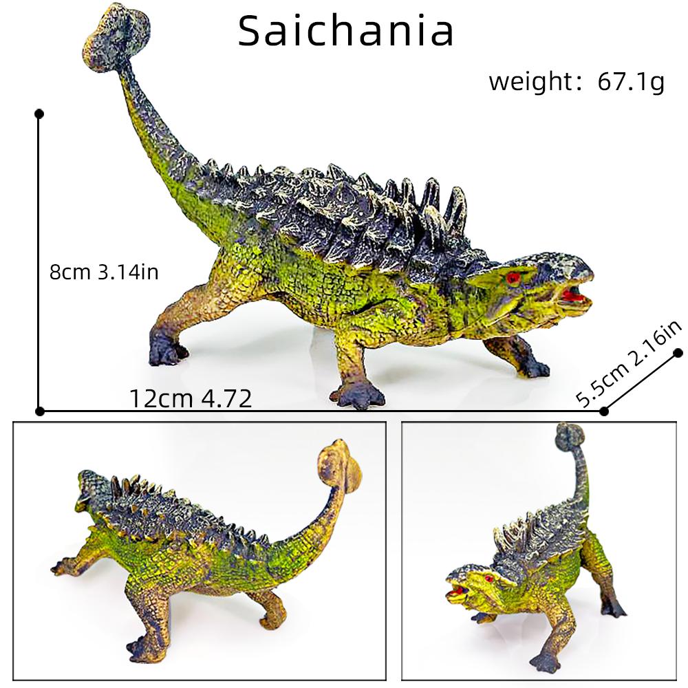 Simulation Animal Dinosaur Model Stegosaurus Hadrosaur Tyrannosaurus Figures Cognitive Educational Puzzle Toys Christmas Gifts