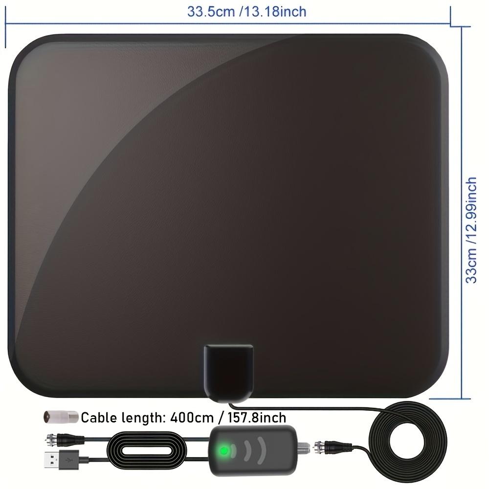 HD Digital TV Antenna Supports 4K 1080p Indoor Amplifier Signal Booster
