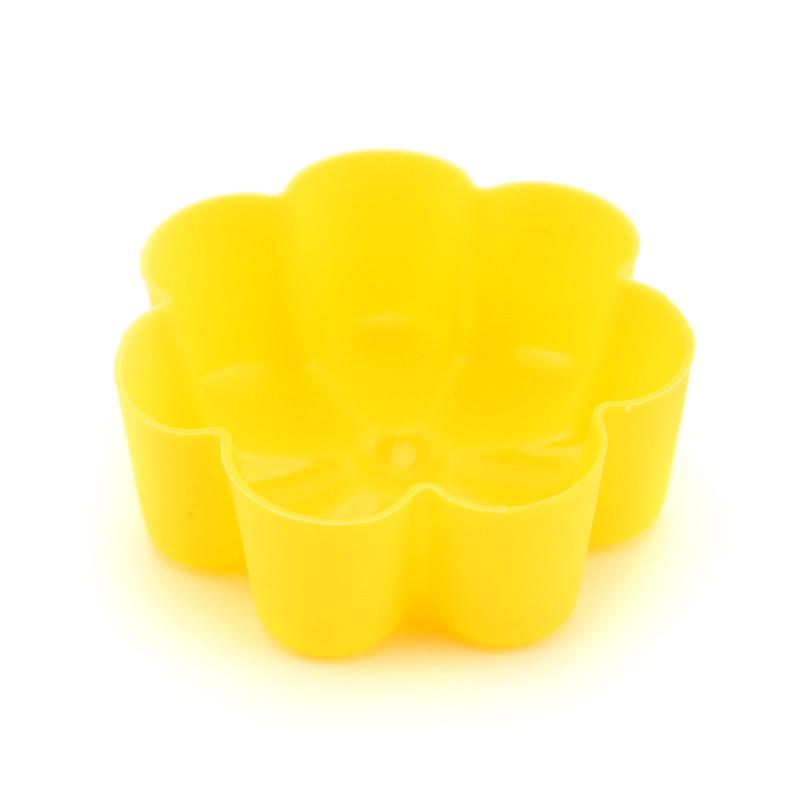 Reusable Silicone Cupcake Liners Nonstick Baking Cups Easy Clean Flower Muffin Molds for Pastry
