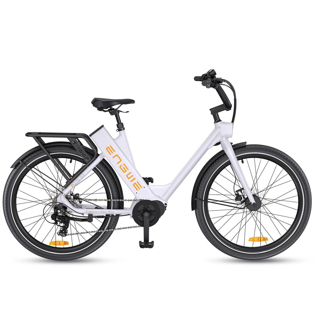 Electric Bicycle Adult ENGWE 27.5" 250W Motor 36V 19.2AH City Ebike Top Speed 25Km/h Load 120Kg 9 Speed P275 ST