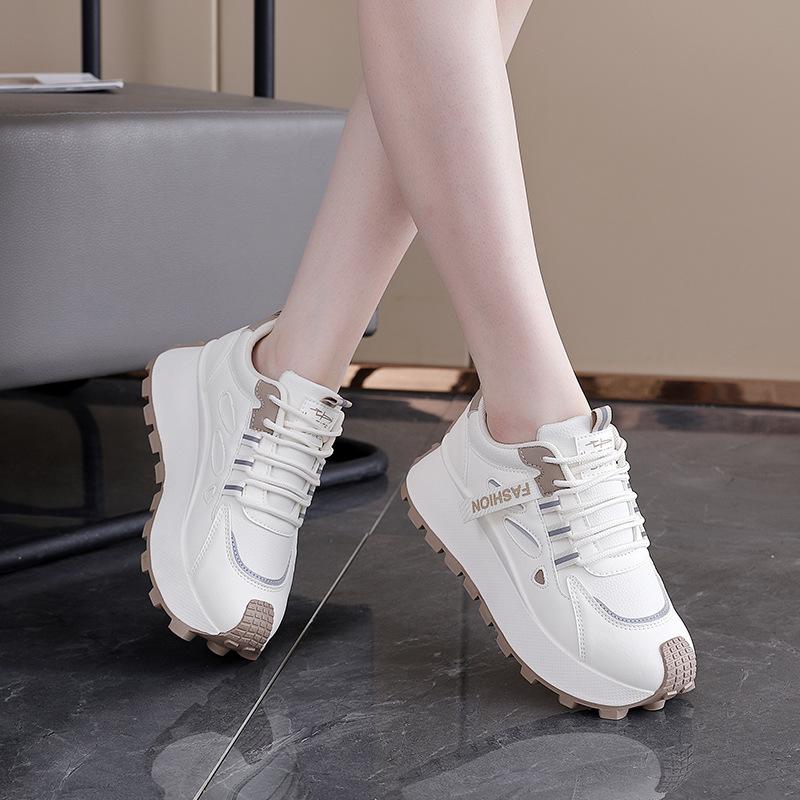 

New Women Designer Sneakers 2026 Platform No Slip Soft Bottom Casual Shoes for Women Fashion Wear-resistant Training Shoes 35-40 35 хакі