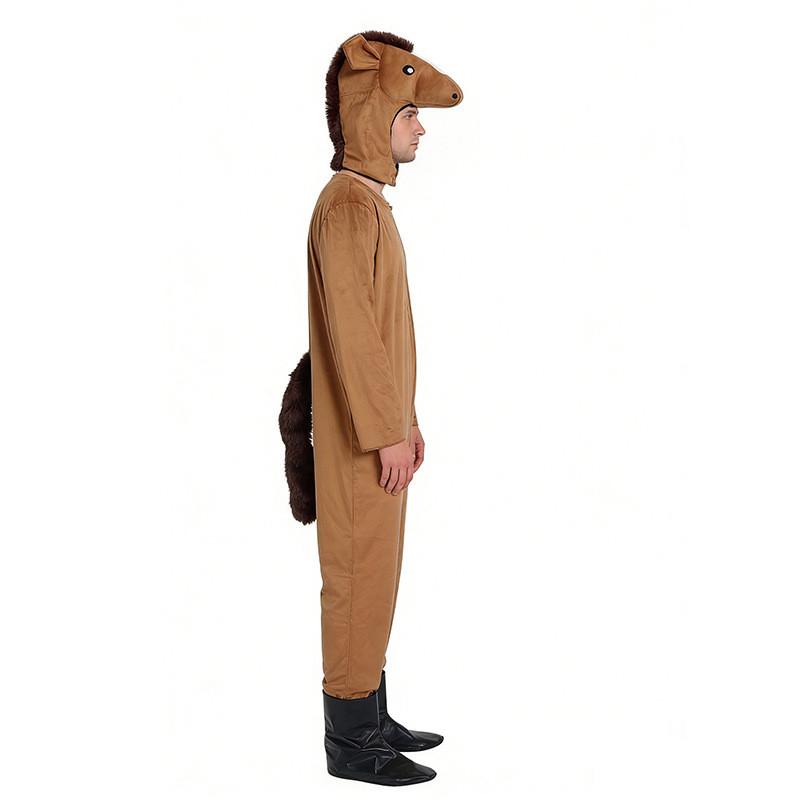 Halloween Paard Kostuum Voor Volwassenen Met Polyester Stof Podium Optreden Kleding Voor Feestelijke Gelegenheden