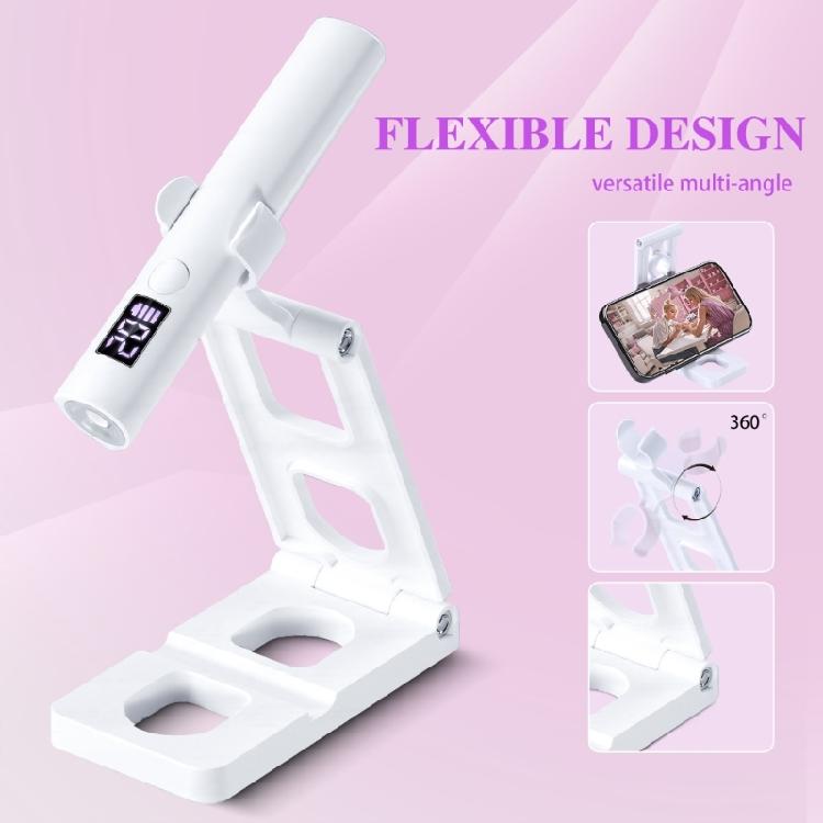 Handy Rechargeable LED Nails Lamp Offering Rapid Polish Setting In Portable Size