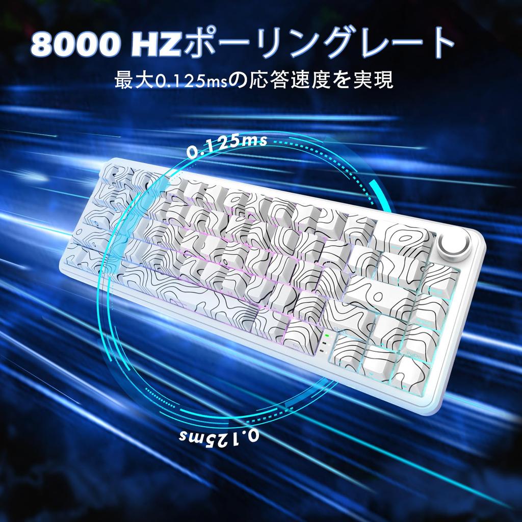 MAMBASNAKE x ATTACK SHARK X65PROHE Rapid Trigger Gaming Keyboard and X11 Gaming Mouse 8k Polling RT 8000Hz Wireless Magnetic Adjustable RGB Thermal