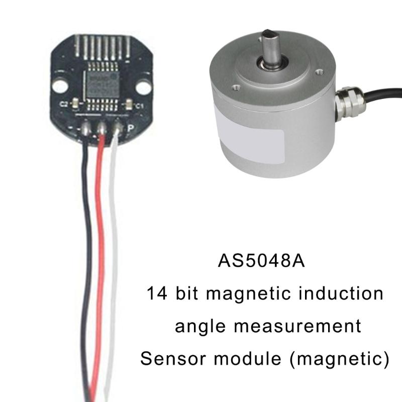 AS5048A Magnetic Encoders PWM/Serial Peripherals Interfaces Port Magnetic Encoders Module for Industrial Automation