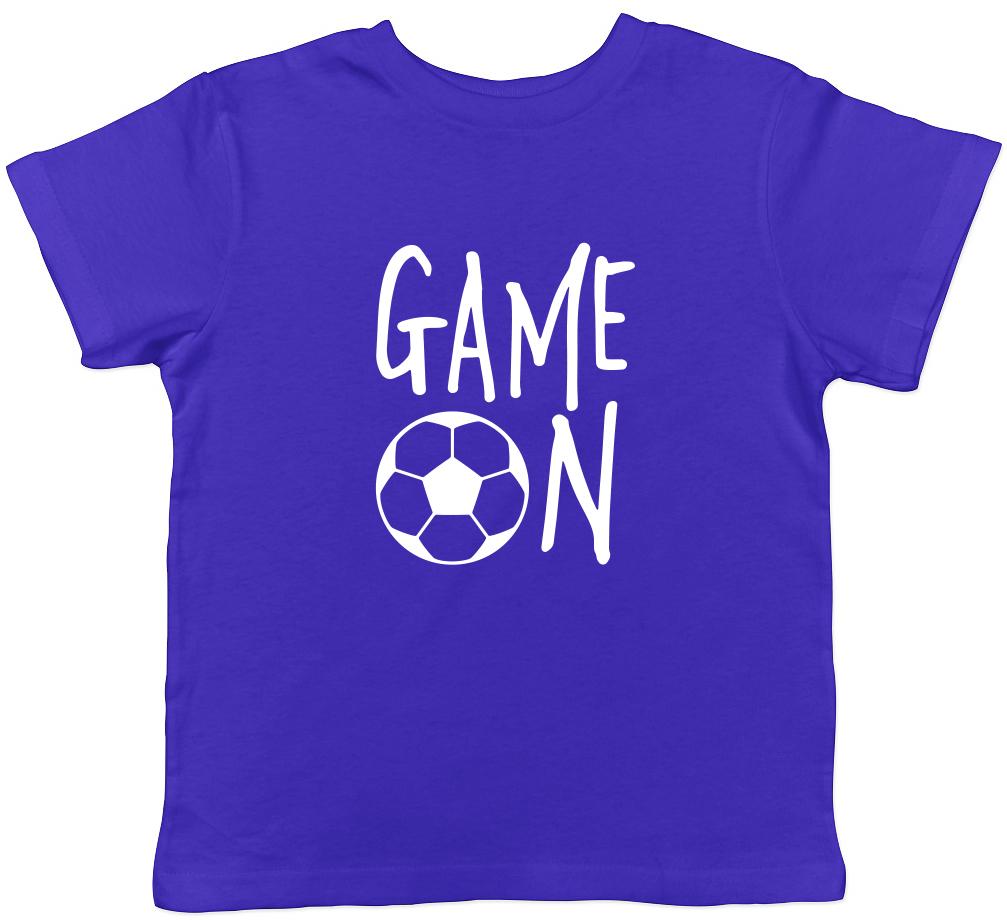 Game on Boys Girls Kids Football Childrens T-Shirt 100