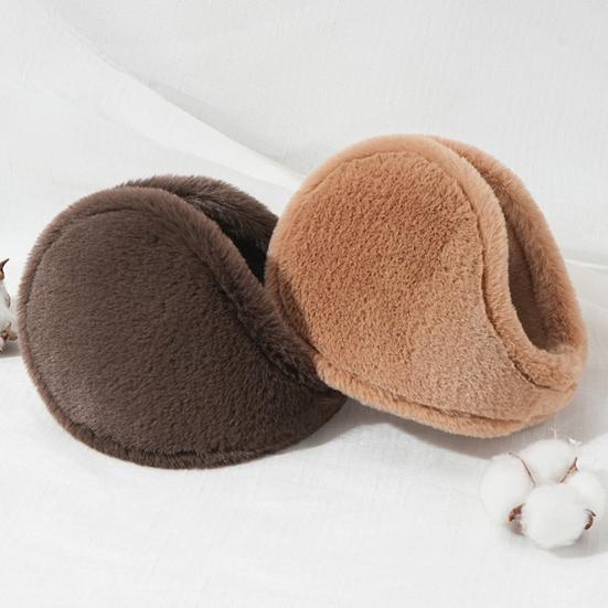 Winter Earmuffs Thickened Plush Windproof Coldproof Outdoor Ear Protection Earmuffs Outdoor Work Earmuffs