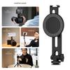 Portable Magnetic Cold Shoe Phone Mount Rack Stand For Phones Featuring Adjustable Arm For Video Shoot Live Broadcasting