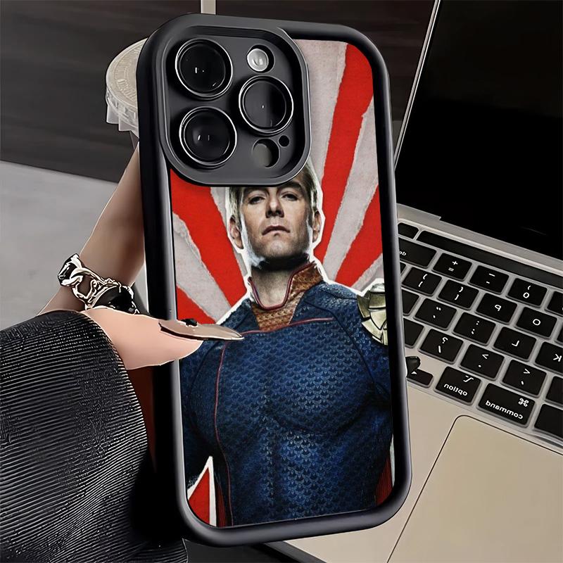 Phone Case for iPhone 17 Air 16E 15 16 Pro Max The Boys H-Homelander Cover 14 Plus 13 12 Mini Soft Shell Silicone Fundas