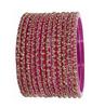 Women & Girls Stylish Glass Bangles | Fancy Chudi Set | Traditional Women's Bangles | Fashion Jewellery- Set of 12