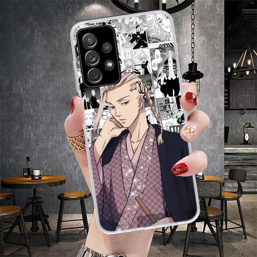Anime Tokyo Aevengers Phone Case For Samsung Galaxy A12 A22 A32 A52 A72 A02S A51 A50S A71 A70 A31 A20S Note 20 Ultra S10 A10S Ga