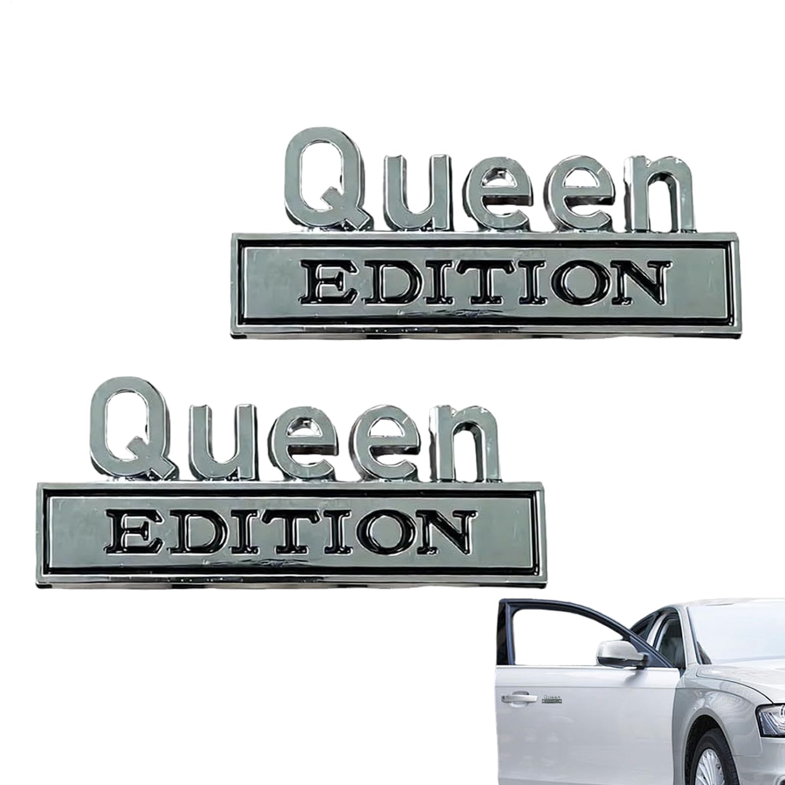 

Queen Edition 3D Emblem Sticker | Set of 2 3D See description