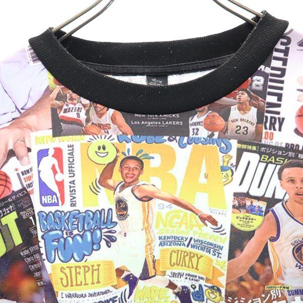 SURRY NBA design print Long sleeve sweat trainer XXL Men's Used