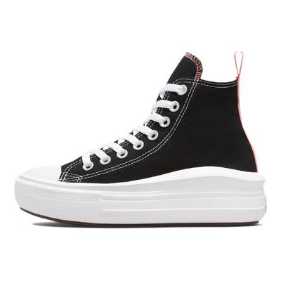 Chuck Taylor All Star Move High GS Black Pink Salt Kids Sneakers 271716C