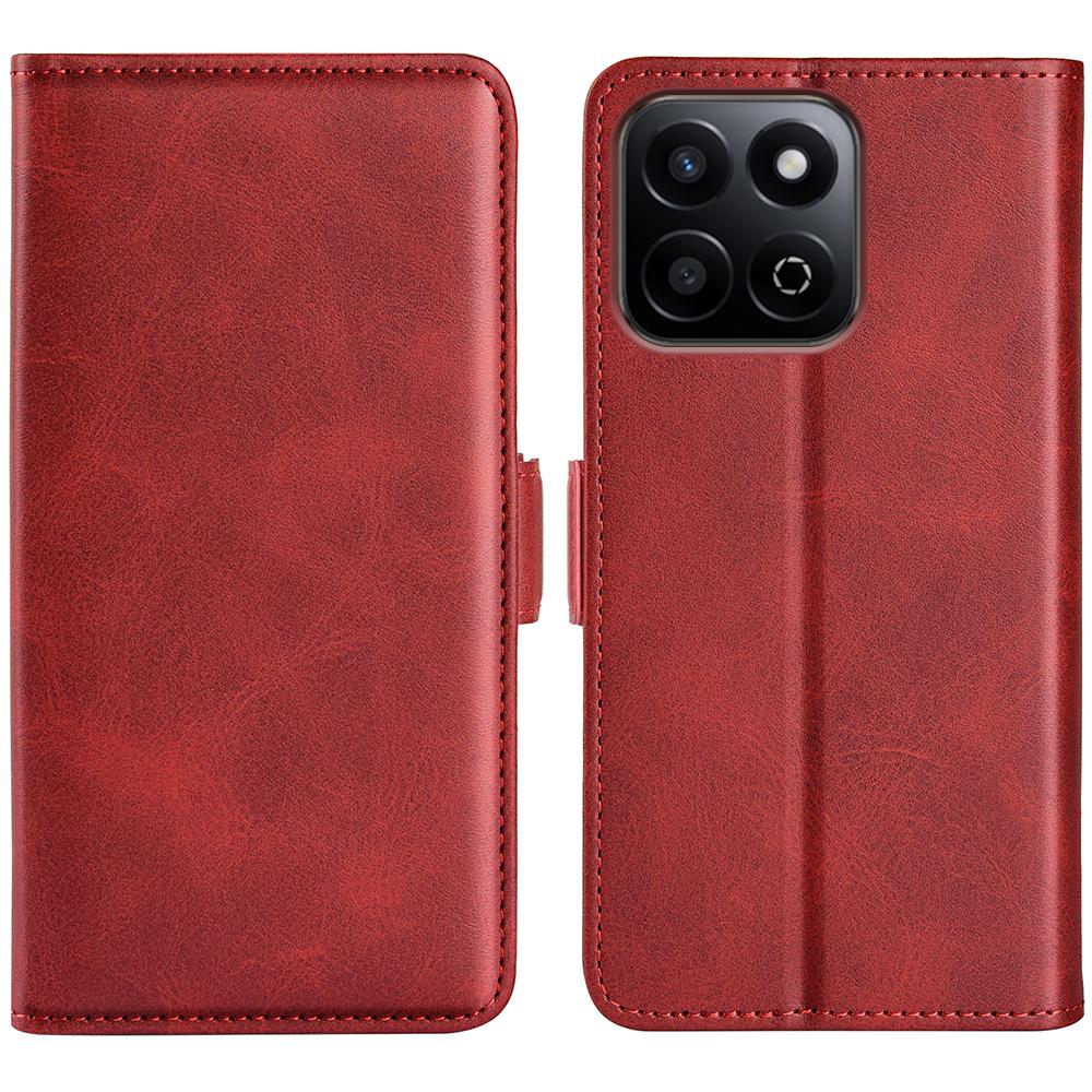 For Honor 200 Smart 5G/X7c 4G Stand Case Calf Texture Leather Wallet Phone Cover