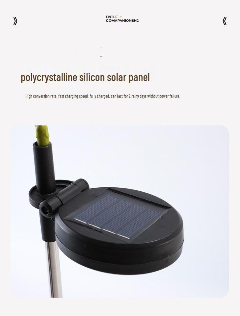 Solar Magnolia Landscape Lights: Outdoor Waterproof Decorative Lights for Courtyard, Lawn, and Holiday Atmosphere.