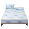 100% Cotton Fitted Sheet Set Single Bed Dormitory Mattress Protector 90/120/150/180cm