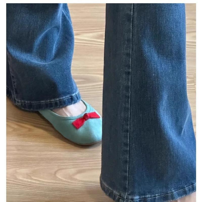 

Sheepskin version~ Leather flat shoes, one pedal, shallow mouth single shoes, women s new ballet shoes 35 синій