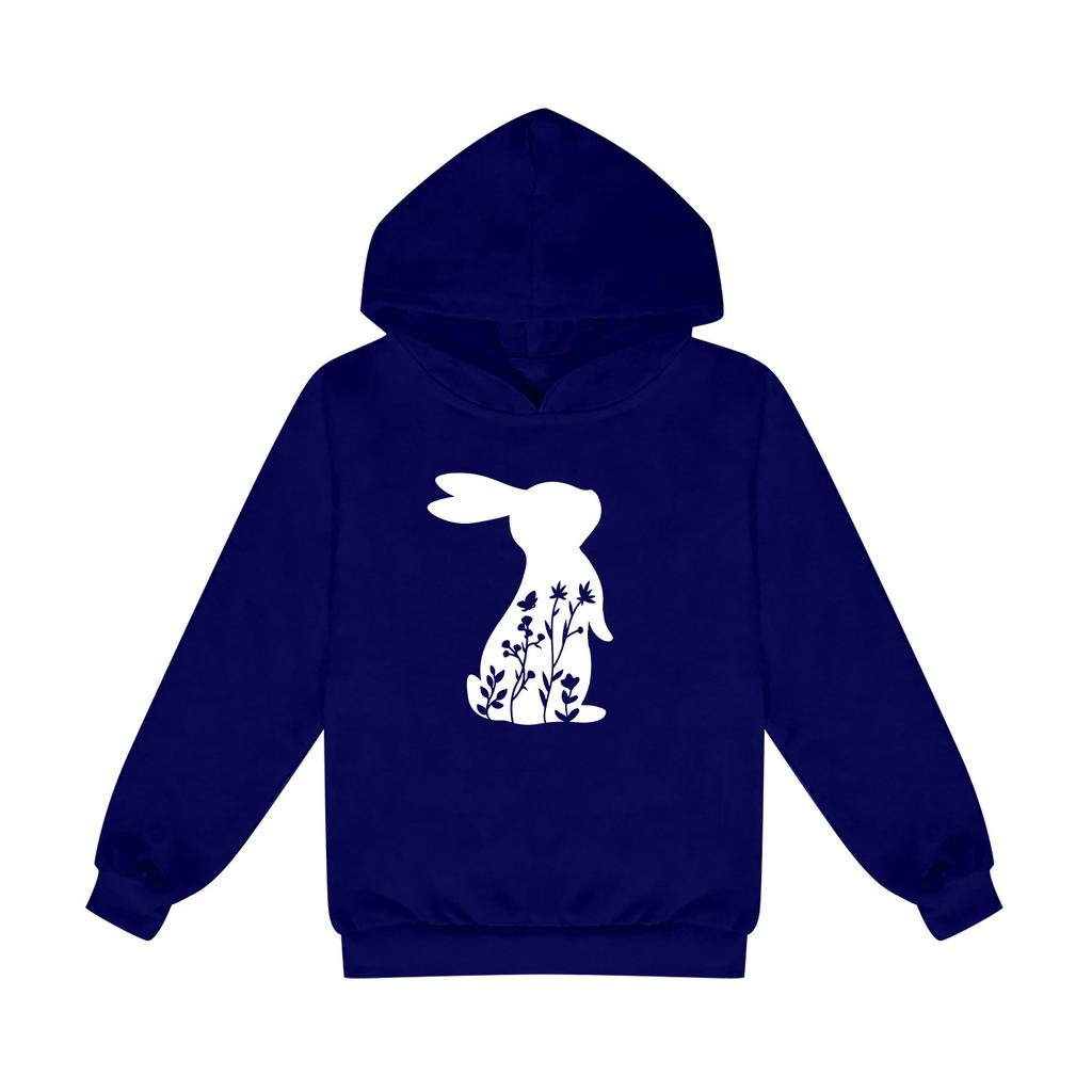 Außenhandels-Explosion Osterhase-Druck Kinderkleidung lässiger Pullover Frühling und Herbst neue Kapuzenoberteile für Damen und Herren