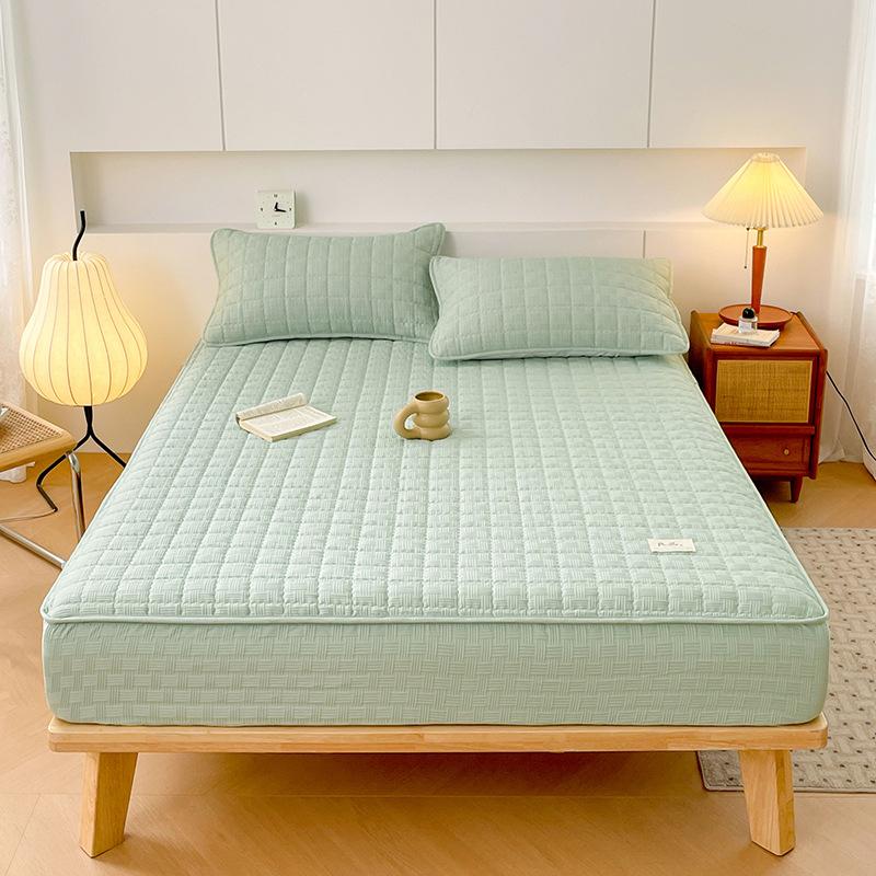 Class A High-quality Quilted Fitted Sheet Bed Cover Dust Cover Taiwan Bed Bag Protective Cover