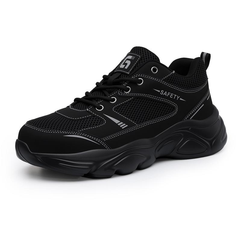 Summer Labor Insurance Shoes, Lightweight Men's and Women's Anti-smashing and Anti-piercing Safety Shoes, Comfortable and Wear-resistant Steel Baotou