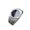 Casio Customized Watch Modified Series Three-pink Luminous Hands Hand-inlaid Full Diamond Case Daily GA2100-7A(Watch6-GaiZhuang-ManZuanGangDaiSanFen)