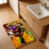 Anime J-JoJo Japan Floor Mat INS Style Soft Bedroom Floor House Laundry Room Mat Anti-skid Bedside Area Rugs