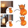 Cattle Lamp 3D Cow Night Lighting Accent Light Animal Table for NightStand Farmhouse