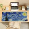 Art Van G-Gogh Gemälde Mauspade Computer Laptop Gummi Rutschfeste Maismatte Mousepad Gamer Dekoration Schreibtischmatte