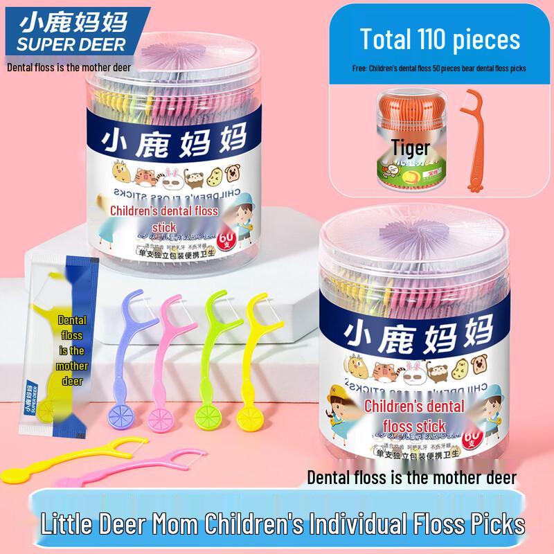 Xiao Lu Mama Kids Dental Floss Picks