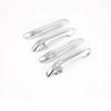 For Kia K5 Optima 2025 2025 2025 LHD Car Carbon Fiber Style Silver Exterior Door Handle Moulding Cover Trim Smart Keyhole Decor