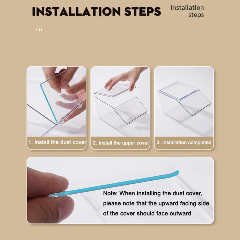 Stackable Tea Bag Storage Box Transparent Tea Bag Holder Household Tea Bag Organizer  Snack