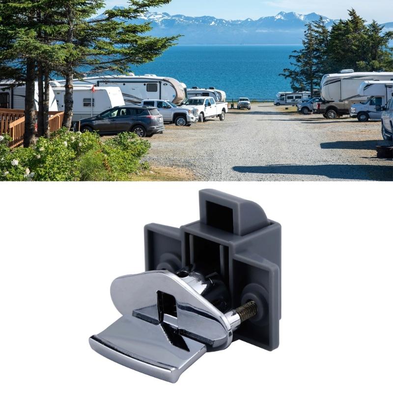 Keyless Push Button Locks Metal Lock Push Cabinet Lock Secure Cabinet Door Catches for Campers & Motorhome Drawers