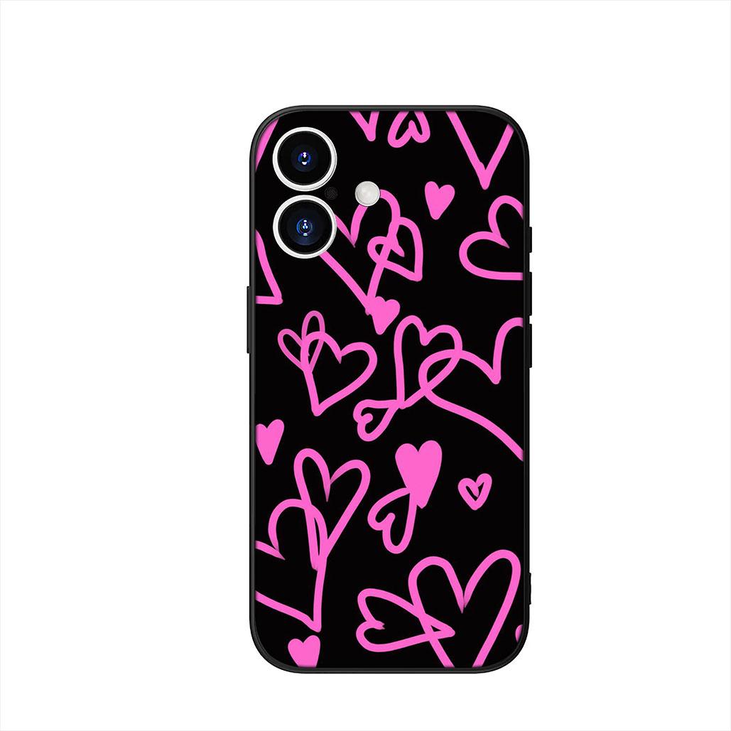 

Star Dark Red Heart Love Phone Case for Motorola Moto Edge 70 60 Fusion 40 NEO 20 Pro G Stylus G56 G96 G71 G73 G41 G42 G51 G52 Motorola Edge 60