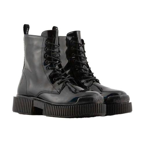 Armani Exchange Womens/Ladies Flatform Combat Boots