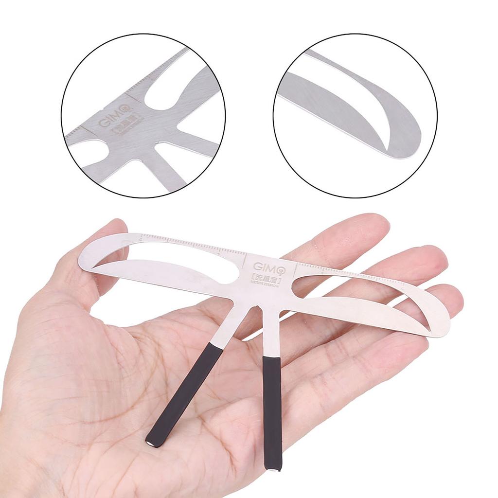 Permanent Eyebrow Ruler Eyebrow Measure Balance Extension Ruler Meteor Eyebrow Shape Stencil