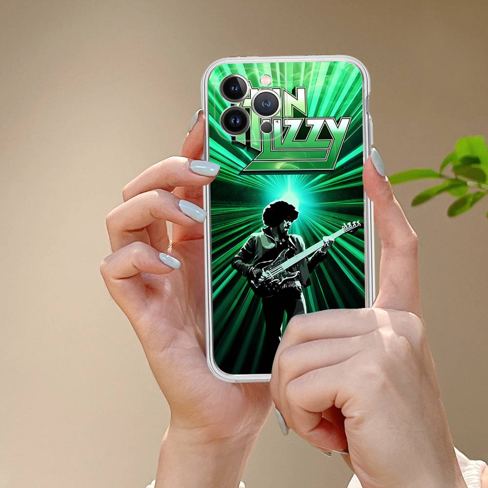 Rock Band T-Thin LizzyS Fit For IPhone 16 15 Promax Phone Case IPhone 14 11 12 High End 13 Pro Silicone