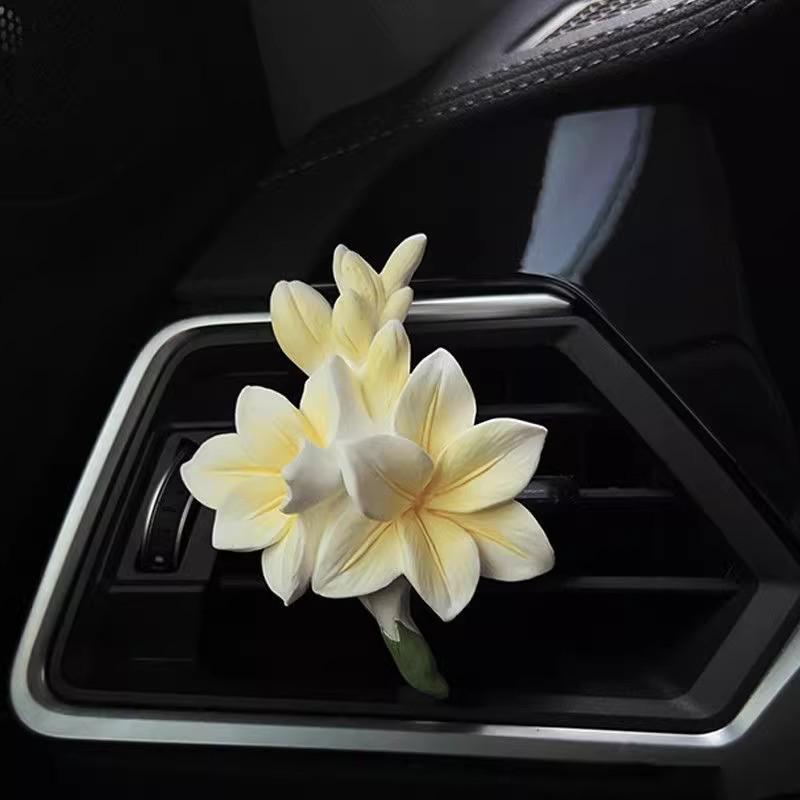 Freesia Car Air Vent Freshener Stone Decor Diffuser