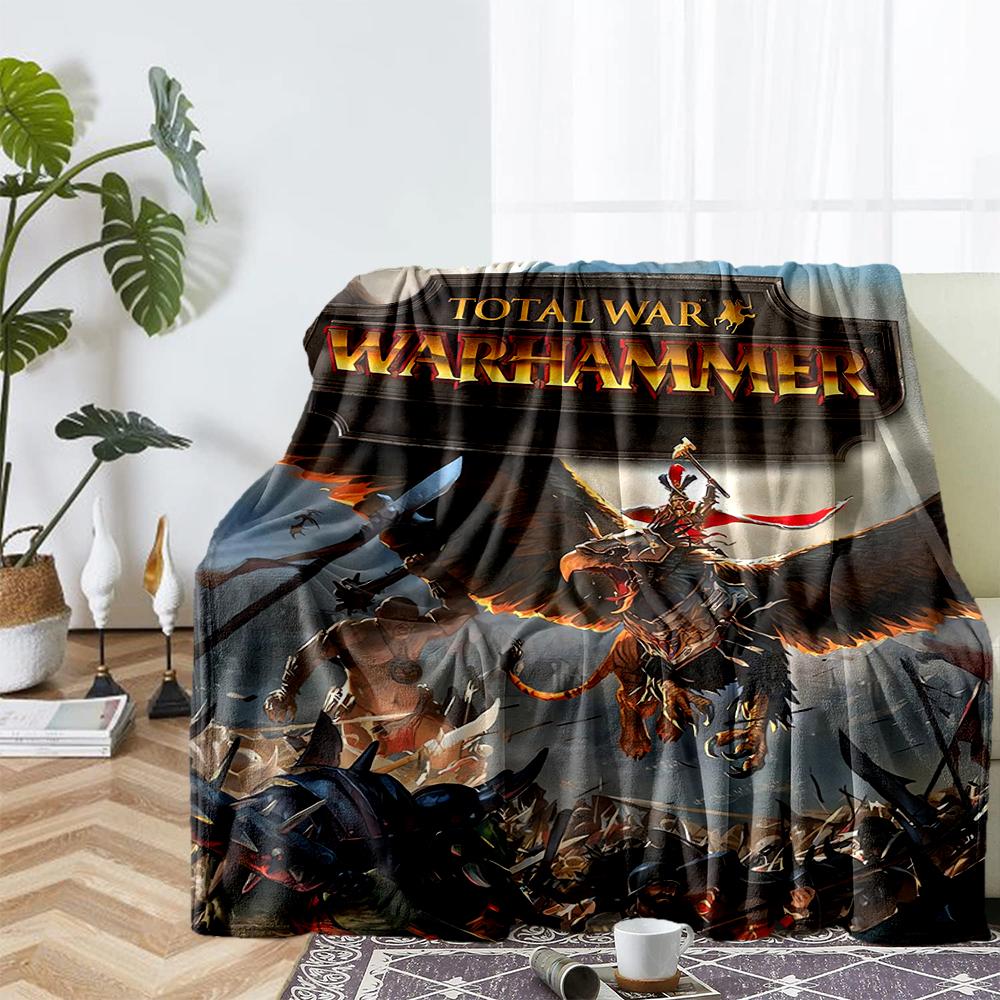 Total War Theme Printed Blanket - Perfect for Couch, Bed, Travel & Outdoor Use | Machine Washable, Cozy & Durable.