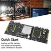 ETH79-X5B Mining Machine Motherboard Supports All Graphics Cards 80MM Large Spacing DDR3 Memory SATA With VGA Interface Set