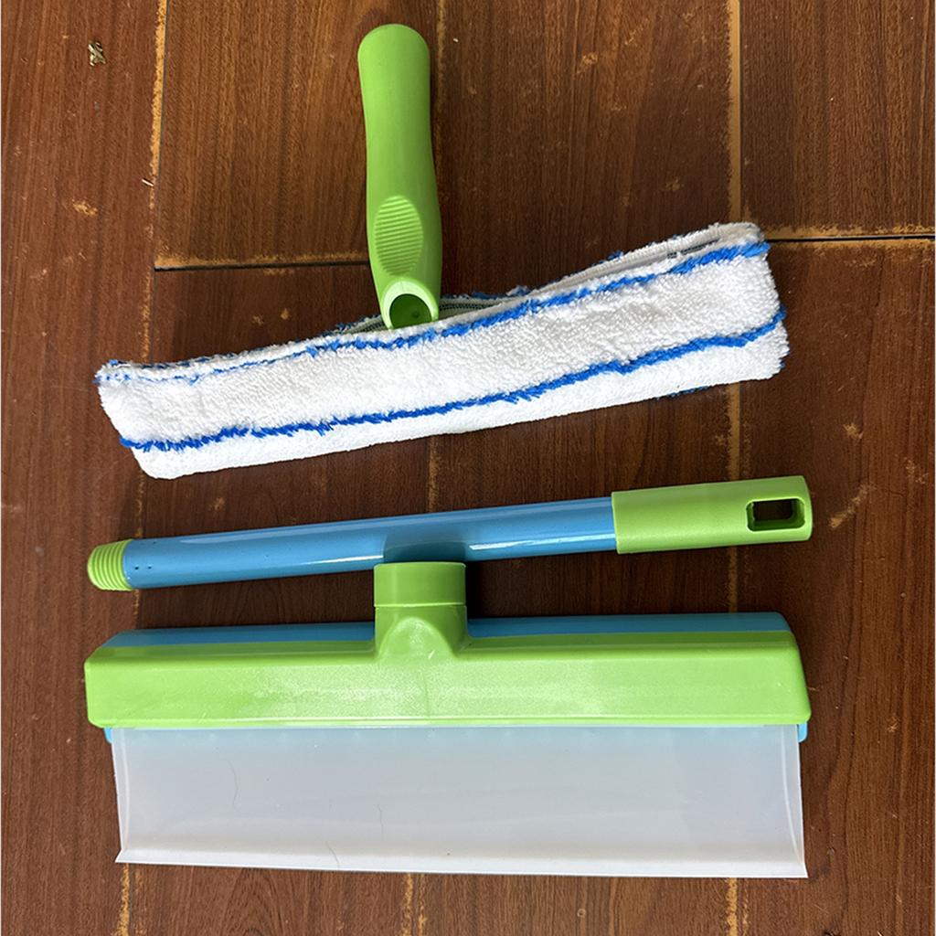 Silicone Window Scraper Microfiber Cloth Set Car Cleaning Mop Cleaning Tool Glass Cleaning Artifacts