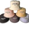 Letter embroidered bucket hat cotton hat men's and women's outdoor fashion casual versatile sunscreen visor trendy brand