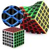 Set Cuburi Rubik din Fibră de Carbon Magic Dragon - 2x2, 3x3, 4x4, 5x5 Cuburi Puzzle Mate