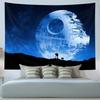 VIKAMA Solar System Planetary Tapestry Science Fiction Style Bedroom Headboard Decorative Backdrop Room Decoration