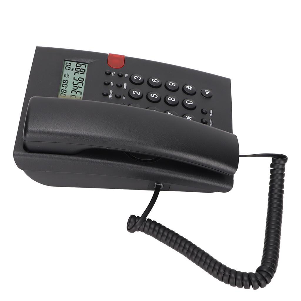 K010A 1 Corded Phone Caller ID Function Hands Free Calling Desktop Landline Phone for Home Office Hotel
