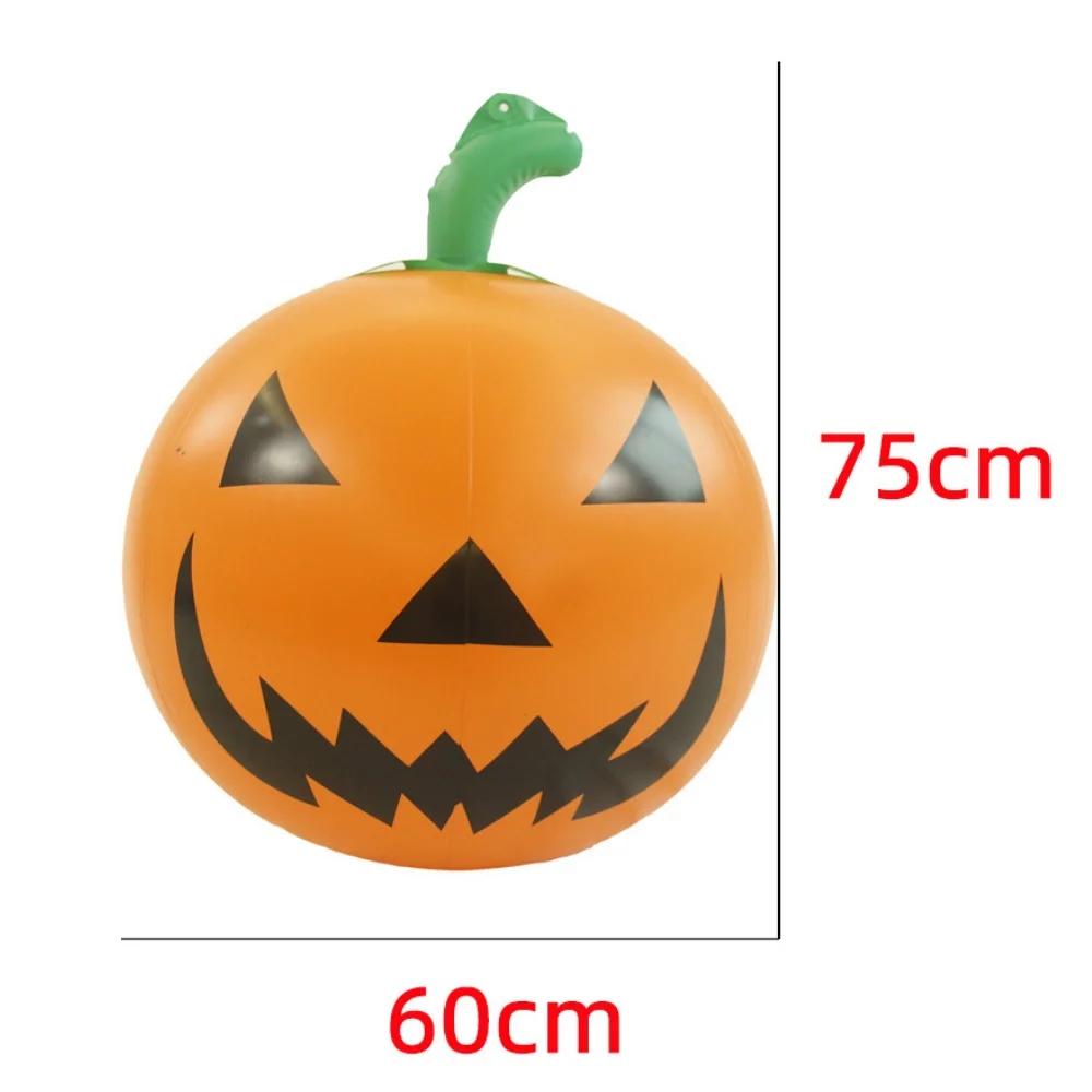 23/40/60cm Halloween Inflatable Pumpkin Outdoor Courtyard Decoration PVC Inflated Ornament Halloween Festival Party Decoration
