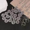 PCS Stainless High Quality Durable Practical For Shoppers 20 Steel Number Plate Key Label Practical For Daily Use