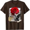Streetwear Graphic Dark Floral Urban Aesthetic, Mens Fashion T-Shirt